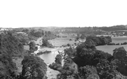 Cefn Mawr, The River Dee From Aqueduct c.1952, Cefn-Mawr