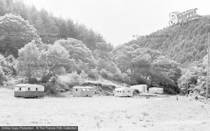 Photo of Ceinws, Corris Caravan Park c.1960