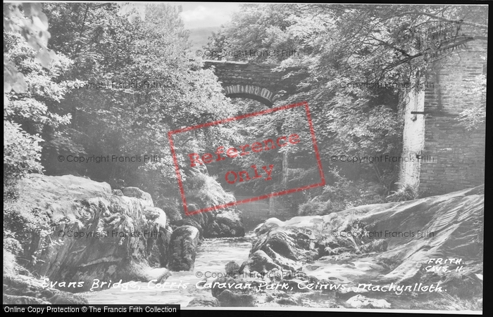 Photo of Ceinws, Evans Bridge, Corris Caravan Park c.1960