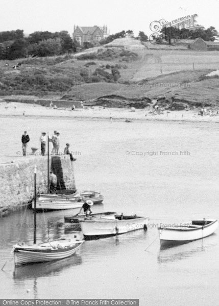 Photo of Cemaes Bay, Boats In The Harbour c.1960