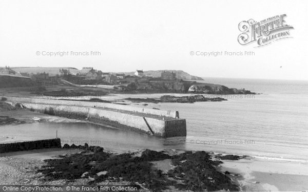 Photo of Cemaes Bay, Harbour Entrance c.1936