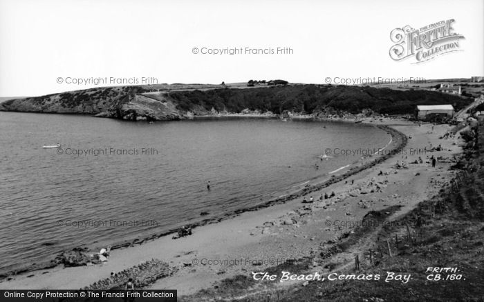 Photo of Cemaes Bay, The Beach c.1960
