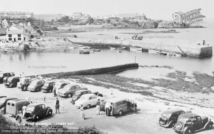 Photo of Cemaes Bay, The Harbour c.1960