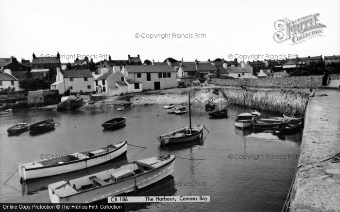 Photo of Cemaes Bay, The Harbour c.1965