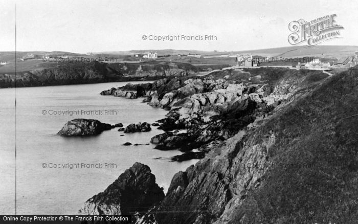 Photo of Cemaes Bay, The Rocky Coast Line c.1935