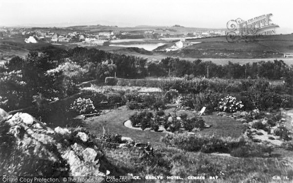 Photo of Cemaes Bay, View From The Terrace, Gadlys Hotel c.1936