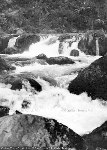 Photo of Cenarth, Salmon's Leap c.1955