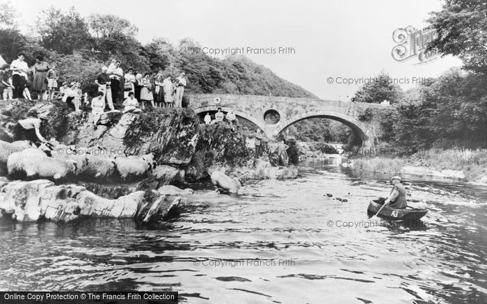 Photo of Cenarth, Sheep Dipping And Coracles c.1960