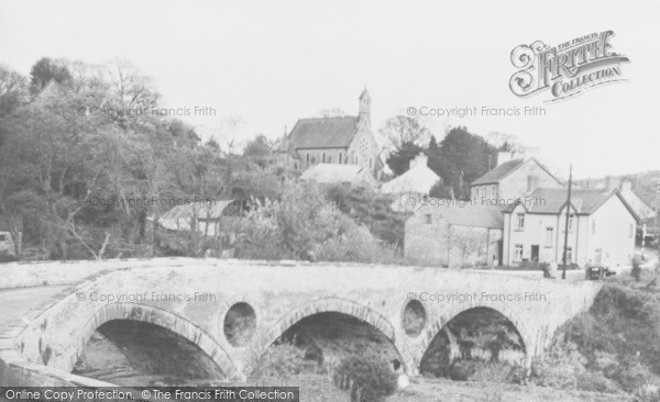 Photo of Cenarth, The Bridge c.1955