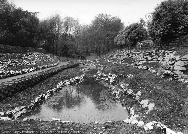 Photo of Chadderton, The Rockeries, Foxdenton Park c.1955