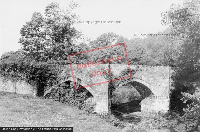 Photo of Chagford, Bridge Over River Teign c.1955