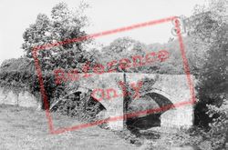 Bridge Over River Teign c.1955, Chagford