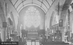 Church Interior 1922, Chagford