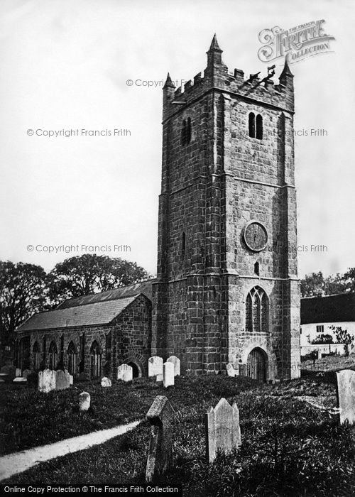 Chagford, Church Of St Michael The Archangel c.1870