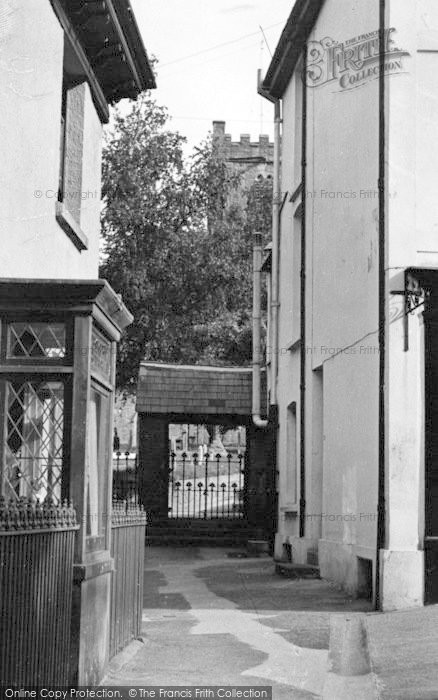 Photo of Chagford, Church Path 1951