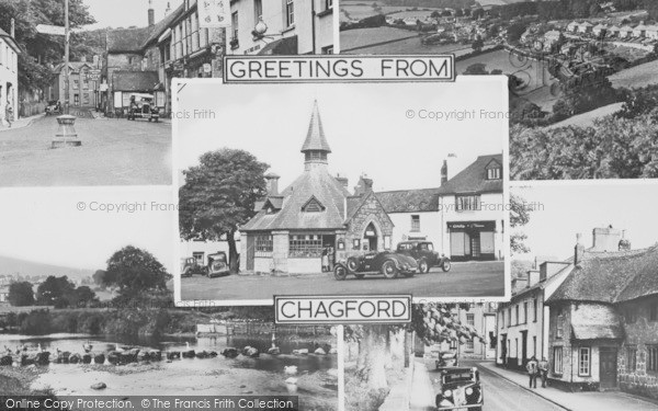 Photo of Chagford, Composite c.1955