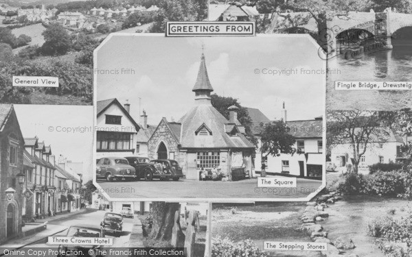 Photo of Chagford, Composite c.1960