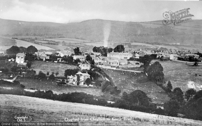 Photo of Chagford, From Chagford To Kestor Road c.1935