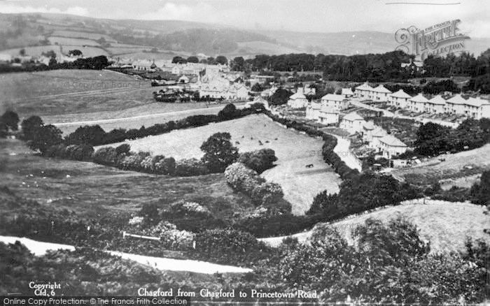 Photo of Chagford, From Chagford To Princetown Road c.1935