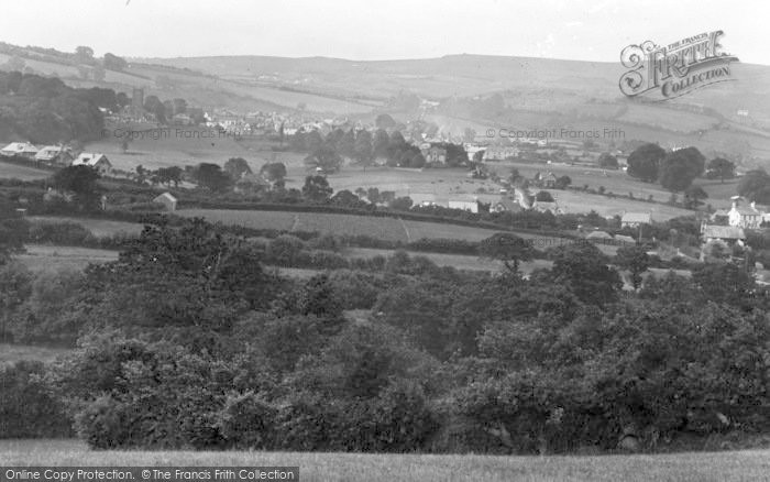 Photo of Chagford, From Moreton Hampstead To Chagford Road c.1935