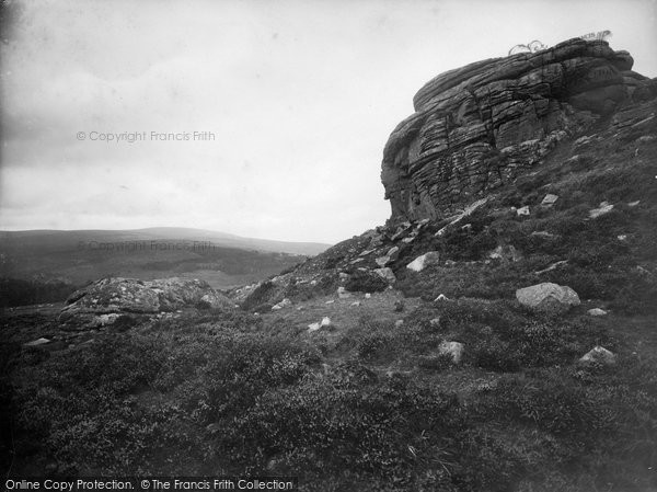 Photo of Chagford, Kestor Rocks 1924