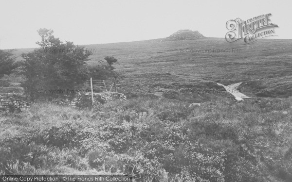 Photo of Chagford, Kestor Rocks 1924