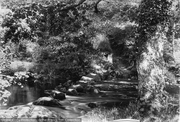 Photo of Chagford, Leigh Stepping Stones 1907