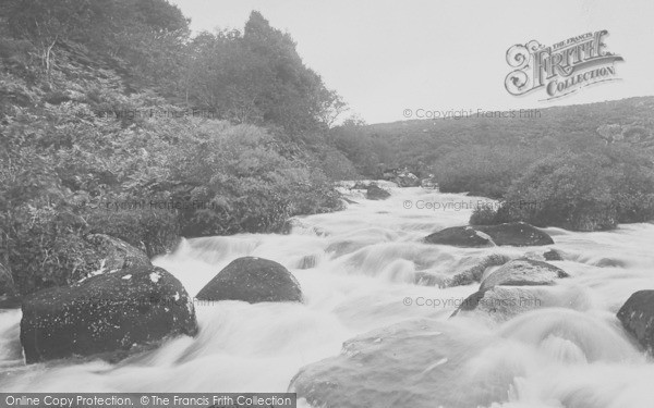 Photo of Chagford, Meeting Of Teign And Walla Brook 1924