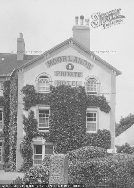 Photo of Chagford, Moorlands Hotel 1931