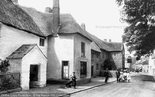 Photo of Chagford, Old Three Crowns Inn, High Street 1906