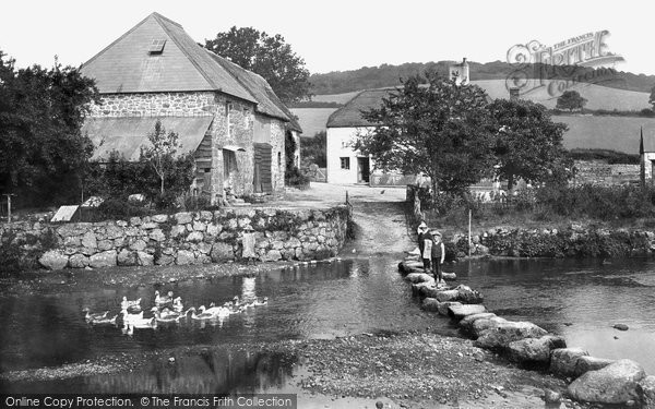 Photo of Chagford, Rushford Mill 1907