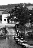 Rushford Mill, The Stepping Stones 1907, Chagford