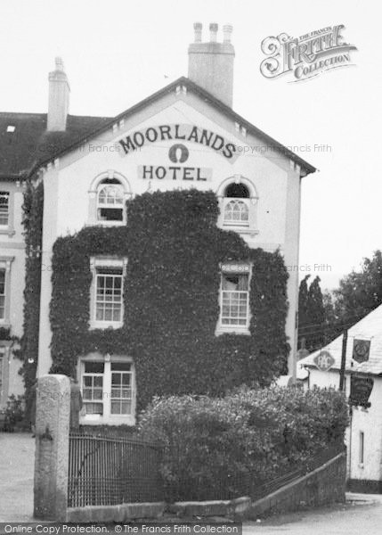 Photo of Chagford, The 'moorlands' Hotel c.1951