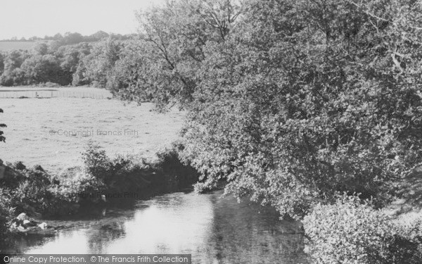 Photo of Chagford, The River c.1960
