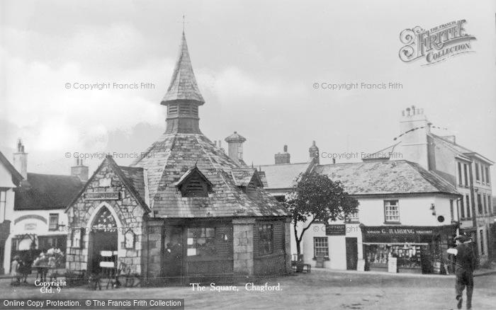 Photo of Chagford, The Square c.1930