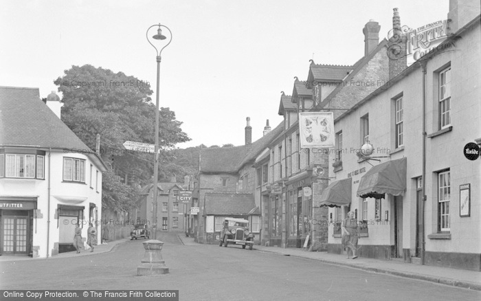 Photo of Chagford, The Square c.1951