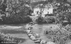 The Stepping Stones c.1960, Chagford