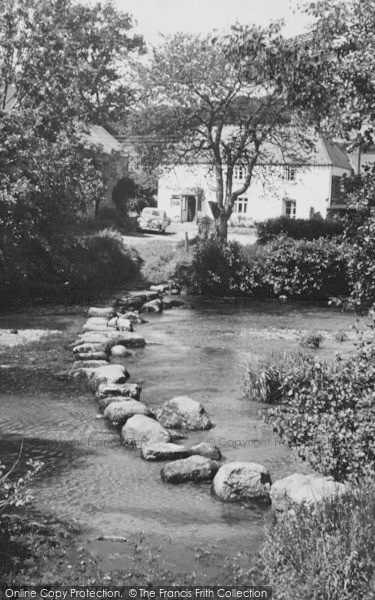 Photo of Chagford, The Stepping Stones c.1960