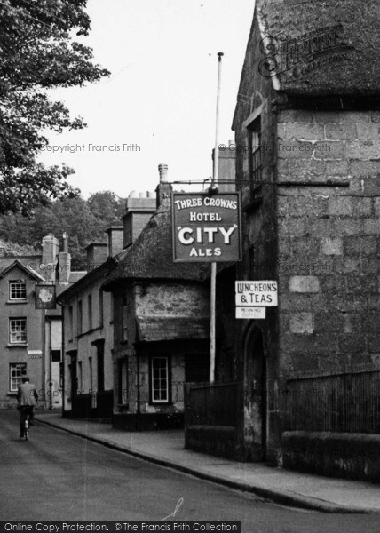 Photo of Chagford, The 'three Crowns' Hotel c.1951