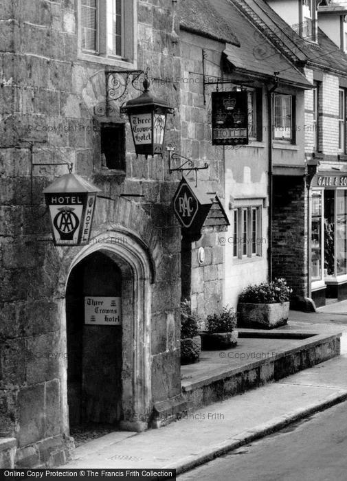 Photo of Chagford, The Three Crowns Hotel  c.1960