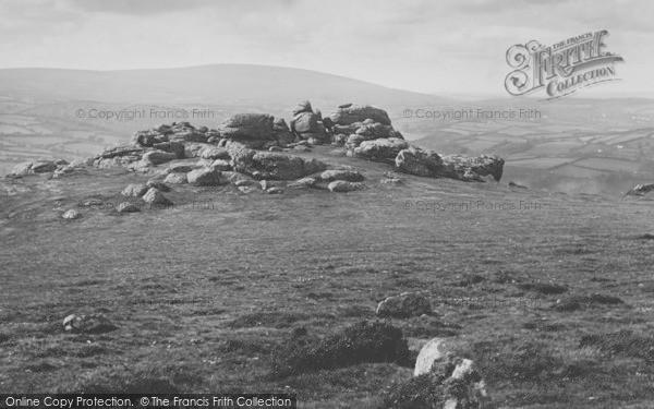 Photo of Chagford, View From Meldon Showing Cawsand Beacon 1922