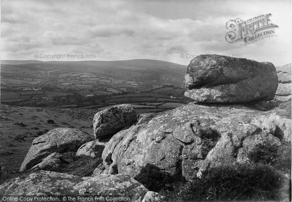 Photo of Chagford, View From Summit Of Meldon 1922