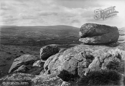 View From Summit Of Meldon 1922, Chagford