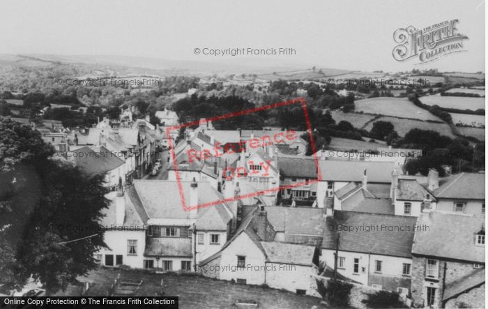 Photo of Chagford, View From The Church c.1965