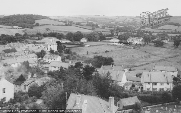 Photo of Chagford, View From The Church c.1965
