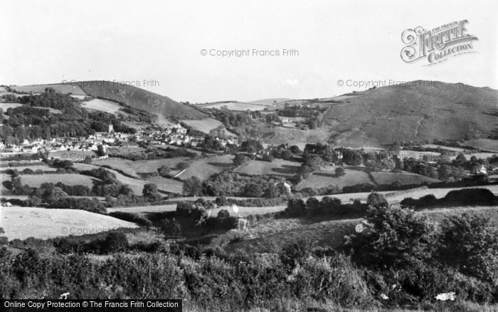 Photo of Chagford, With Nattadon And Meldon Hills c.1955