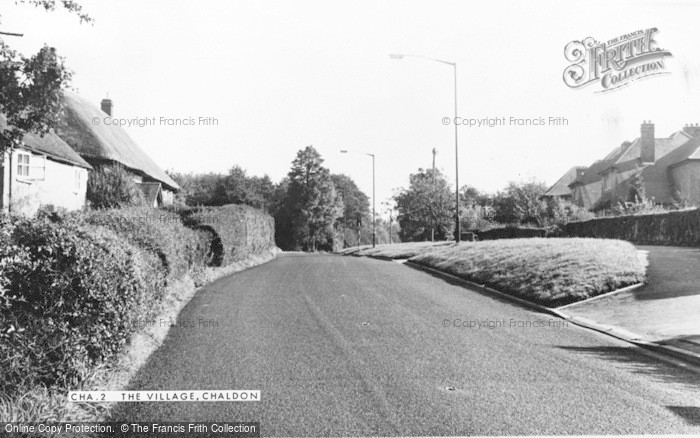 Photo of Chaldon, The Village c.1955