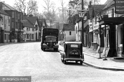 Bedford Lorry And An Austin Ruby c.1955, Chalfont St Giles