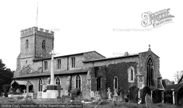 Photo of Chalfont St Giles, Church Of St Giles And The War Memorial c.1955