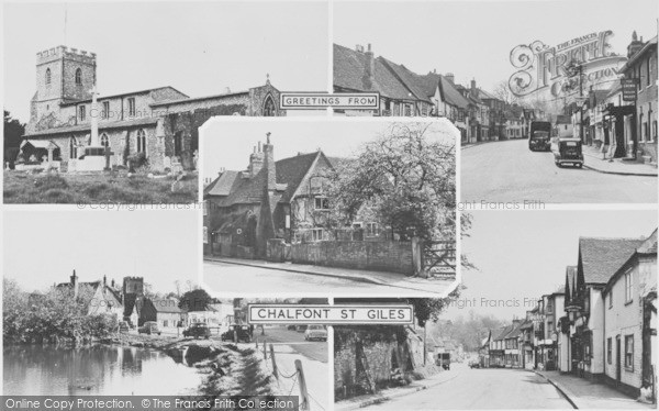 Photo of Chalfont St Giles, Composite c.1955